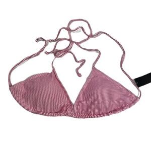 INGEAR Womens Swim Top Bikini One Size Pink White Striped New